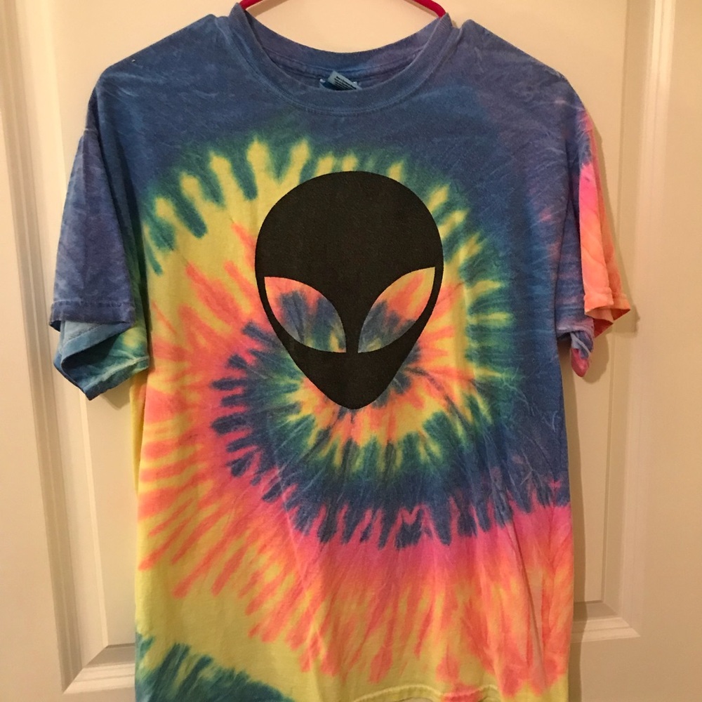 Tie Dye Alien Tee